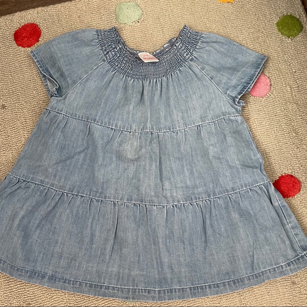 Hanna Anderson Chambray Blouse Top• Size 5